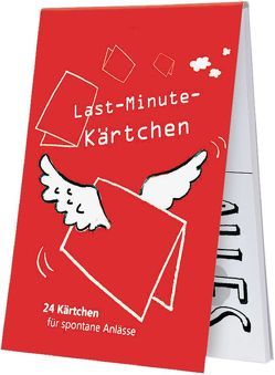 Last-Minute-Kärtchen von Wetzel,  Jutta