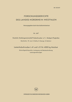 Lastenhubschrauber L-41 und L-51 für 4000 kg Nutzlast von Dathe,  H., Georgi,  H., Just,  W., Reichert,  G.