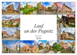 Lauf an der Pegnitz Impressionen (Wandkalender 2024 DIN A2 quer), CALVENDO Monatskalender von Meutzner,  Dirk