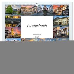 Lauterbach Impressionen (hochwertiger Premium Wandkalender 2024 DIN A2 quer), Kunstdruck in Hochglanz von Meutzner,  Dirk