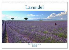 Lavendel. Der Duft der Provence (Wandkalender 2024 DIN A2 quer), CALVENDO Monatskalender von Werner,  Reinhard