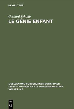 Le génie enfant von Schaub,  Gerhard