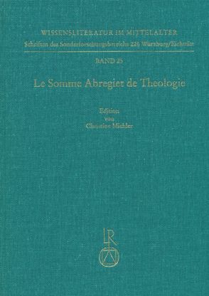 Le Somme Abregiet de Theologie von Michler,  Christine