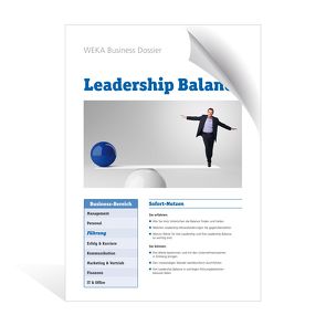 Leadership Balance von Miller,  Brigitte