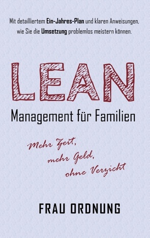 Lean Management für Familien von Ordnung,  Frau