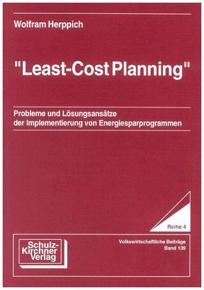 Least-Cost Planning von Herppich,  Wolfram