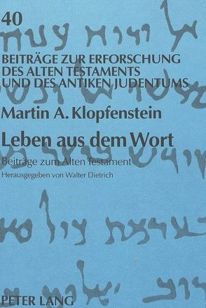 Leben aus dem Wort von Klopfenstein,  Martin