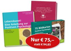 ‚Lebenskunst! Eine Anleitung zur Positiven Psychologie‘, ’75 Bildkarten Positive Psychologie‘ und ‚Mein Erfolgstagebuch‘ von Härtl-Kasulke,  Claudia, Kasulke,  Otto