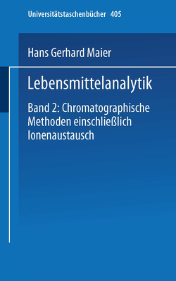 Lebensmittelanalytik von Maier,  H.G.