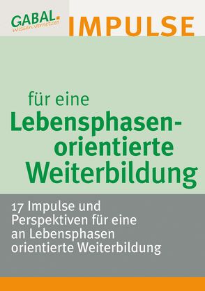 Lebensphasenorientierte Weiterbildung von Reiter,  Hanspeter