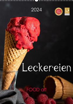 Leckereien – Food art (Wandkalender 2024 DIN A2 hoch), CALVENDO Monatskalender von Dysli,  Chantal