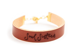 Lederarmband „Soul Sisters“