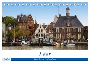 Leer – Das Tor zu Ostfriesland (Tischkalender 2024 DIN A5 quer), CALVENDO Monatskalender von Seethaler,  Thomas