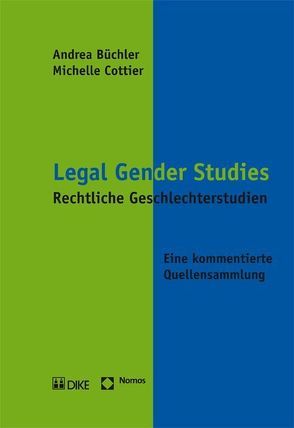 Legal Gender Studies von Büchler,  Andrea, Cottier,  Michelle