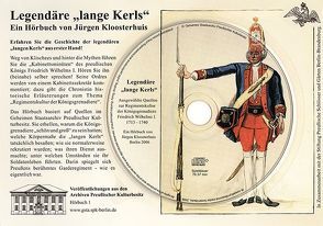 Legendäre „lange Kerls“. Ein Hörbuch von Jürgen Kloosterhuis von Kloosterhuis,  Jürgen