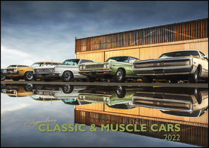 Legendary Classic & Muscle Cars 2022 – Wand-Kalender – Auto-Kalender – 42×29,7 – Oldtimer