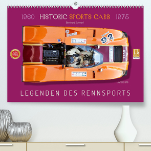 Legenden des Rennsports Historic Sports Cars 1960-1975 (hochwertiger Premium Wandkalender 2024 DIN A2 quer), Kunstdruck in Hochglanz von Schmerl,  Bernhard