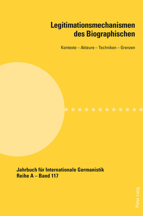 Legitimationsmechanismen des Biographischen von Klein,  Christian, Schnicke,  Falko