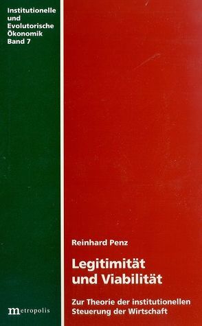 Legitimität und Viabilität von Penz,  Reinhard