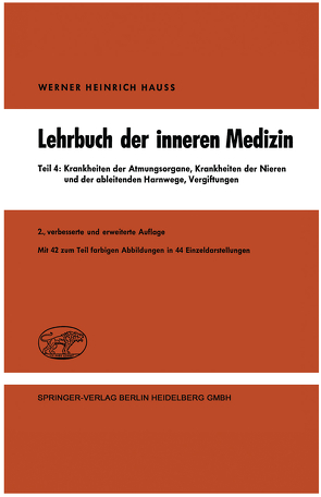 Lehrbuch der inneren Medizin in vier Teilen von Hauss,  W.H.