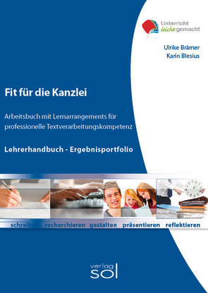 Lehrerhandbuch Fit für die Kanzlei von Blesius,  Karin, Brämer,  Ulrike