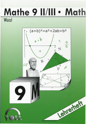 Mathe 9 II/III von Watzl,  Christoph