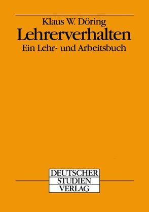 Lehrerverhalten von Döring,  Klaus W.