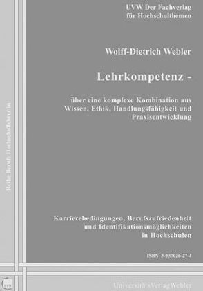 Lehrkompetenz von Webler,  Wolff-Dietrich