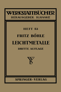 Leichtmetalle von Böhle,  F.