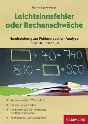 Leichtsinnsfehler oder Rechenschwäche von Leutenbauer,  Helmut