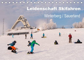 Leidenschaft Skifahren Winterberg / Sauerland (Tischkalender 2022 DIN A5 quer) von Pi,  Dora