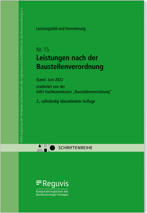 Leistungsbild und Honorierung – Leistungen nach der Baustellenverordnung Onlineversion