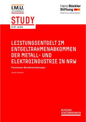 Leistungsentgelt im Entgeltrahmenabkommen der Metall- und Elektroindustrie in NRW von Niewerth,  Claudia