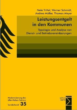 Leistungsentgelt in den Kommunen von Meyer,  Thomas, Müller,  Andrea, Schmidt,  Werner, Trittel,  Nele