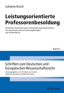 Leistungsorientierte Professorenbesoldung von Lorenz,  Juliane