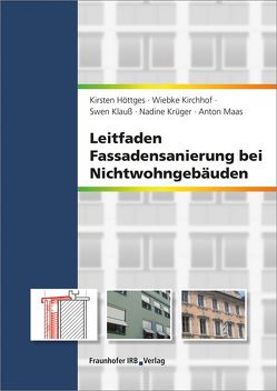 Leitfaden Fassadensanierung bei Nichtwohngebäuden. von Höttges,  Kirsten, Kirchhof,  Wiebke, Klauß,  Swen, Krüger,  Nadine, Maas,  Anton