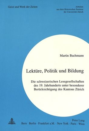 Lektüre, Politik und Bildung