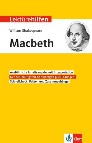 Klett Lektürehilfen William Shakespeare, Macbeth von Mühlmann,  Horst