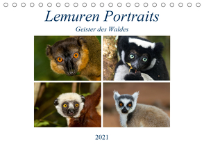 Lemuren Portraits (Tischkalender 2021 DIN A5 quer) von Markolf,  Matthias