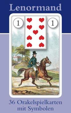 Lenormand Orakelspielkarten mit Symbolen von Königsfurt-Urania Verlag