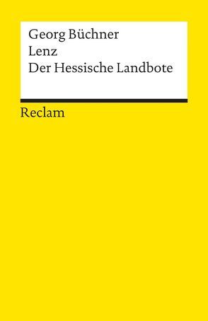 Lenz · Der Hessische Landbote von Büchner,  Georg, Greiner,  Martin