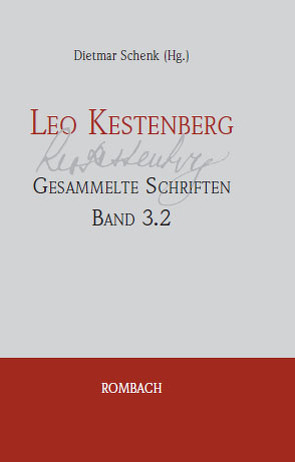 Leo Kestenberg Gesammelte Schriften von Schenk,  Dietmar