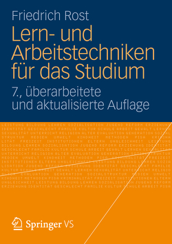 Lern- und Arbeitstechniken für das Studium von Rost,  Friedrich