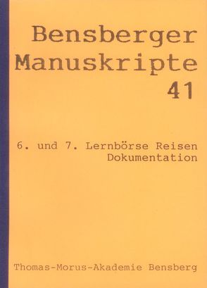 Lernbörse Reisen (6/7) von Bauer,  Hanne, Blusch,  Patricia, Bremer,  Jörg, Isenberg,  Wolfgang, Lennartz,  Stephan, Würbel,  Andreas