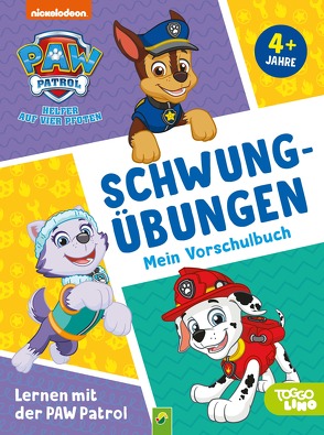 Lernen mit der PAW Patrol: Schwungübungen. Mein Vorschulbuch