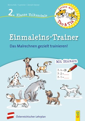 Lernen mit Teo und Tia Mathematik – Einmaleins-Trainer – 2. Klasse Volksschule von Benischek,  Isabella, Seelmann,  Cornelia, Summer,  Anita, Zeindl-Steiner,  Regina