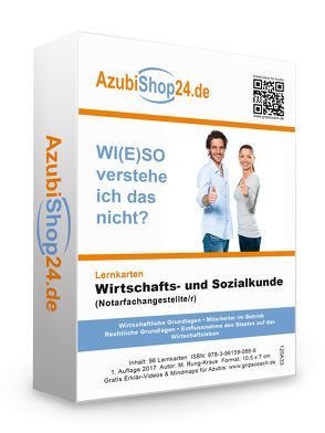 Prüfungsvorbereitung WISO Prüfung WISO Wirtschafts- und Sozialkunde Notarfachangestellte Notarfachangestellter Lernkarten Wiso Prüfungswissen von Rung-Kraus,  Michaela