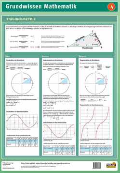 Lernposter Mathematik: Trigonometrie von Radler,  Werner