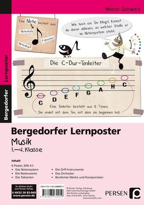 Lernposter Musik – 1.-4. Klasse von Schwarz,  Marion