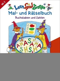 LernSpielZwerge – Mal- und Rätselbuch – Buchstaben und Zahlen von Labuch,  Kristin, Mörtl-Rangnick,  Renate